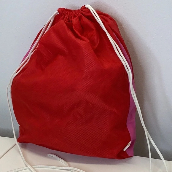 Jansport Y2K Vintage Red And Pink Backpack Preowned - Picture 3 of 7